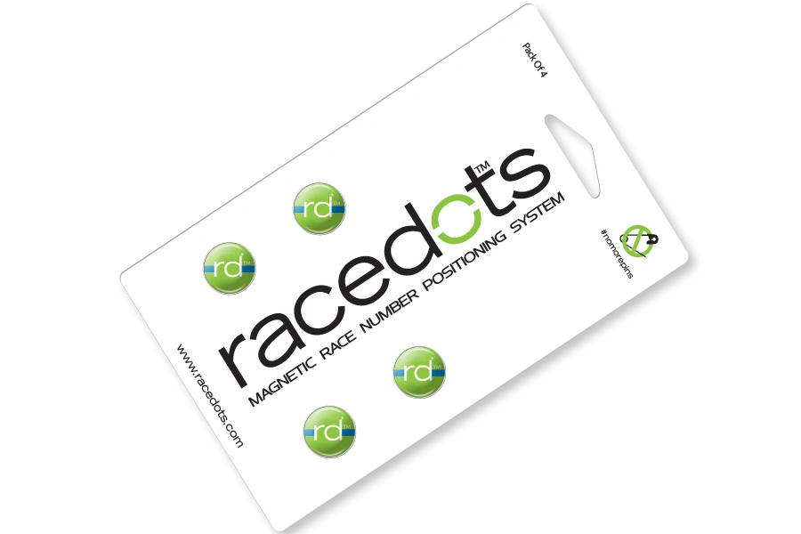 RaceDots: Magnetic Race Number Positioning System 4-Pack 10K 4 RaceDots: Magnetic Race Number Positioning System 4-Pack 10K - Image 2