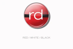 RaceDots: Magnetic Race Number Positioning System 4-Pack (Red/White/Black)