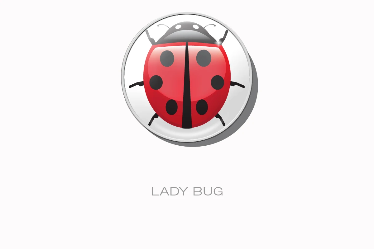 RaceDots: Magnetic Race Number Positioning System 4-Pack (Lady Bug) 2 RaceDots: Magnetic Race Number Positioning System 4-Pack (Lady Bug)