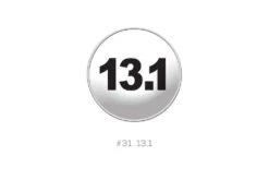 RaceDots: Magnetic Race Number Positioning System 4-Pack 13.1 Miles