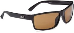 Optic Nerve Ratchet Sunglasses, Shiny Black, Polarized Brown