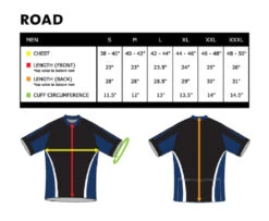 Tennessee State Men's Cycling Jersey (S, M) -Cycling Gear Adrenaline Combined Sizing Chart 1 1024x1024 17886a69 492f 4d14 9e6c e4c961478303