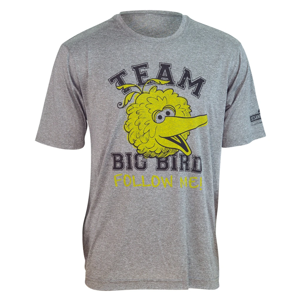 Sesame Street TEAM BIG BIRD "Follow Me" Tech Shirt (S, M, L, XL, 2XL) 3 Sesame Street TEAM BIG BIRD "Follow Me" Tech Shirt (S, M, L, XL, 2XL)