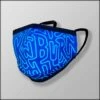 INKnBURN Blue Lines 3-Layer Face Mask 1 INKnBURN Blue Lines 3-Layer Face Mask -Cycling Gear Blue Lines 19059.1586817069