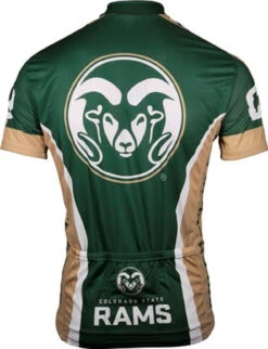 Colorado State University Cycling Jersey (S, M, L, XL, 2XL, 3XL) -Cycling Gear CSU Jersey Back