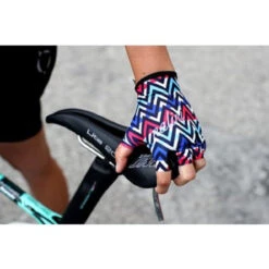 Nalini Pro E19AIS Cima 2.0 Women's Gloves - Blue/Pink (XS, M, XL, 2XL) -Cycling Gear Cima 2.0 Gloves blue pink 3