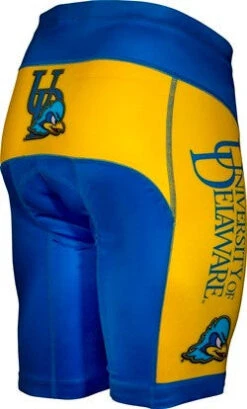 Delaware Fightin' Blue Hens Men's Cycling Shorts (S, 2XL) 5 Delaware Fightin' Blue Hens Men's Cycling Shorts (S, 2XL) -Cycling Gear Delaware Shorts Back