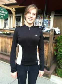 Domino Women's Euro Series Sleeveless Jersey, Midnight Black, Small -Cycling Gear Domino LS Black 1 1