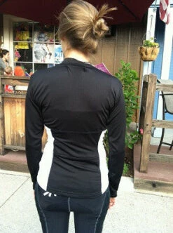 Domino Women's Euro Series Long Sleeve Jersey (S, M, XL) -Cycling Gear Domino LS Black 3