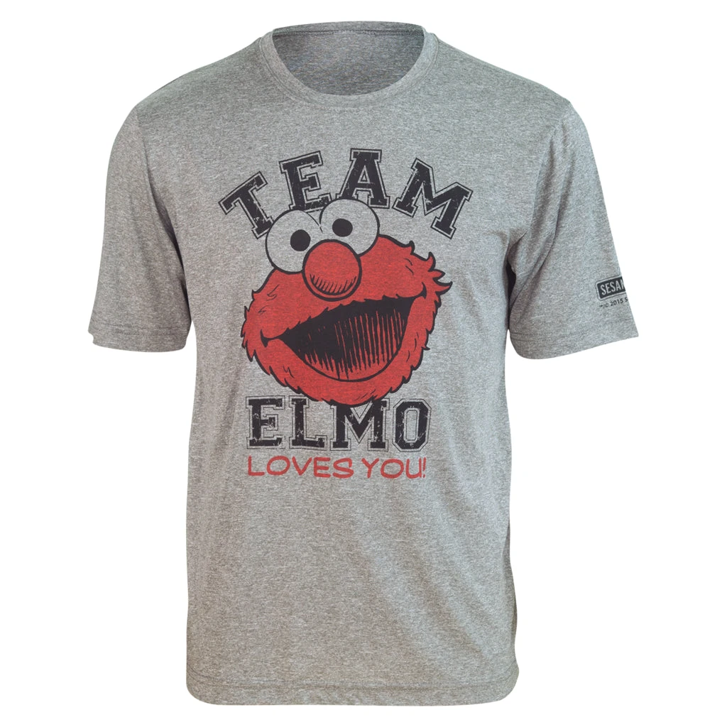 Sesame Street TEAM ELMO "Loves You!" Tech Shirt (S, M, L, XL, 2XL) 3 Sesame Street TEAM ELMO "Loves You!" Tech Shirt (S, M, L, XL, 2XL)