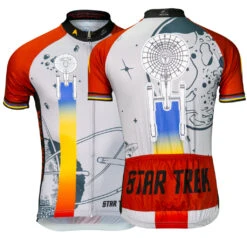 Star Trek Final Frontier Men's Cycling Jersey (S, M, L, XL, 2XL, 3XL) 20 Star Trek Final Frontier Men's Cycling Jersey (S, M, L, XL, 2XL, 3XL) -Cycling Gear FF RED