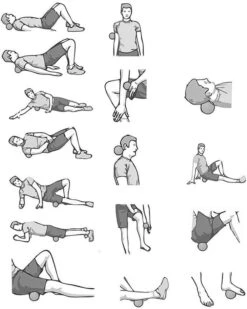 EPP Yoga Massage Roller & Fitness Ball Foam Roller Set For Back Pain Self-Myofascial Treatment -Cycling Gear H81a11356fedc4d3485746c11300fe5b9m