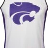 Kansas State Wildcats Men's RUN/TRI Singlet (XS, S, L, XL) -Cycling Gear KansasStateSinglet front
