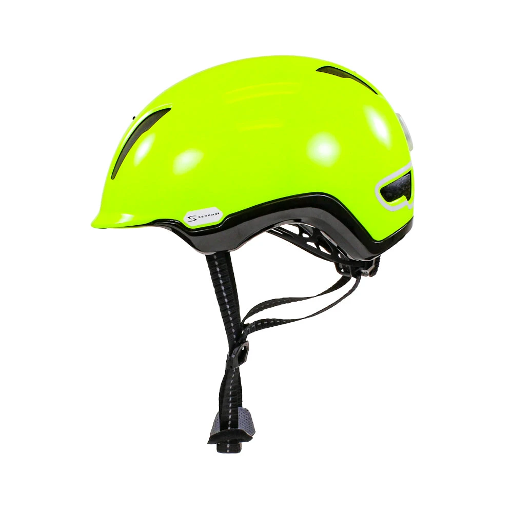 Serfas Kilowatt E-Bike Helmet - HT-500/504 (Gloss HI-VIS Yellow) 6 Serfas Kilowatt E-Bike Helmet - HT-500/504 (Gloss HI-VIS Yellow) - Image 4