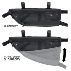 Serfas Ark Expandable Half-Frame Bag 21 Serfas Ark Expandable Half-Frame Bag -Cycling Gear LT FR1BK 3