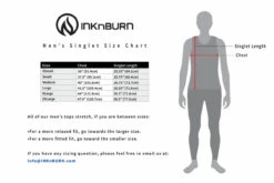 INKnBURN Men's Oni Singlet (S, M, L, 2XL) 7 INKnBURN Men's Oni Singlet (S, M, L, 2XL) -Cycling Gear Mens Singlet size chart 04524.1627663875