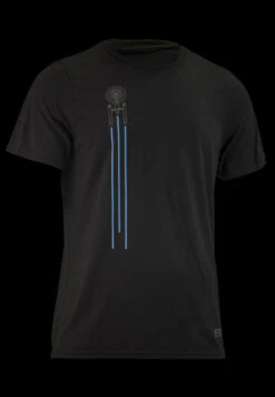 Star Trek Warp Factor Men's Tech Shirt (S, M, L, XL, 2XL) -Cycling Gear Mens 45 Blue