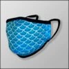 INKnBURN Mermaid 3-Layer Face Mask -Cycling Gear Mermaid 73590.1587160997