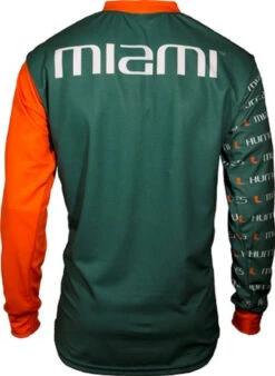 Miami Hurricanes Men's MTB Cycling Jersey Medium -Cycling Gear Miami MTB Back