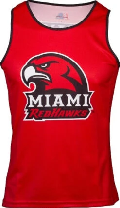 Miami Of Ohio Redhawks Men's RUN/TRI Singlet (XS, S, L, XL, 2XL, 3XL)