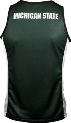 Michigan State Spartans Men's RUN/TRI Singlet (XS, XL, 2XL, 3XL) -Cycling Gear Michigan State RUN BACK