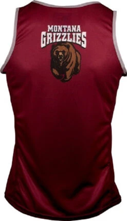 Montana Grizzlies Men's RUN/TRI Singlet (L, XL) -Cycling Gear Montana RUN BACK