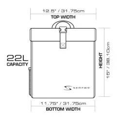 Serfas Pannier Single Bag (Black) -Cycling Gear PB 1 9d
