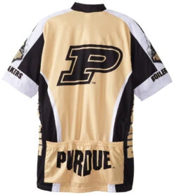 Purdue Boilermakers Men's Cycling Jersey (S, M, L, XL, 2XL, 3XL) -Cycling Gear Purdue back