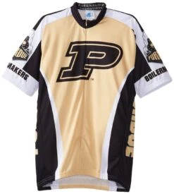 Purdue Boilermakers Men's Cycling Jersey (S, M, L, XL, 2XL, 3XL) -Cycling Gear Purdue front