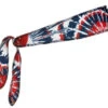Halo Headband - Tie Version (Red, White & Blue Tie Dye) -Cycling Gear Red White Blue Tie Dye ce0c8286 02db 4c59 af41 debe49c46976
