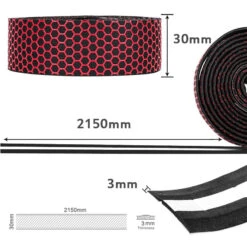 BUCKLOS Professional Webbed Silicone Handlebar Tape -Cycling Gear S393695e0ef35490ea82e03eda13be788L