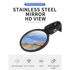 Universal Bicycle Rearview Adjustable Wide-Angle Mirror -Cycling Gear S62aa29532ee04fe798ec632e4db8c4bbR