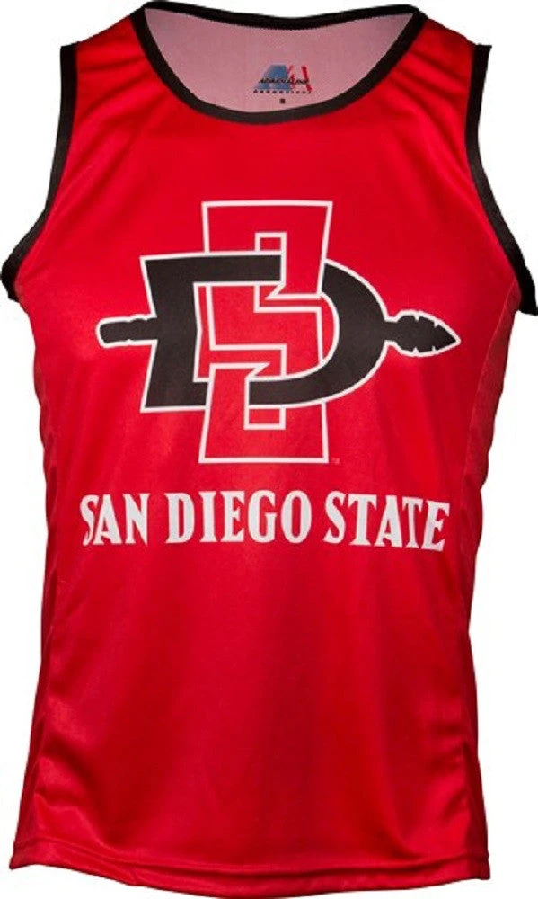 San Diego State Aztecs Men's RUN/TRI Singlet (XS, S, M, L, XL, 2XL, 3XL) 3 San Diego State Aztecs Men's RUN/TRI Singlet (XS, S, M, L, XL, 2XL, 3XL)