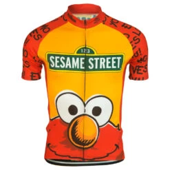Sesame Street Elmo Men's Cycling Jersey (S, 3XL) 11 Sesame Street Elmo Men's Cycling Jersey (S, 3XL) -Cycling Gear SSEL M front 1024x1024 30573024 8ae2 496e 8692 44496c62097c