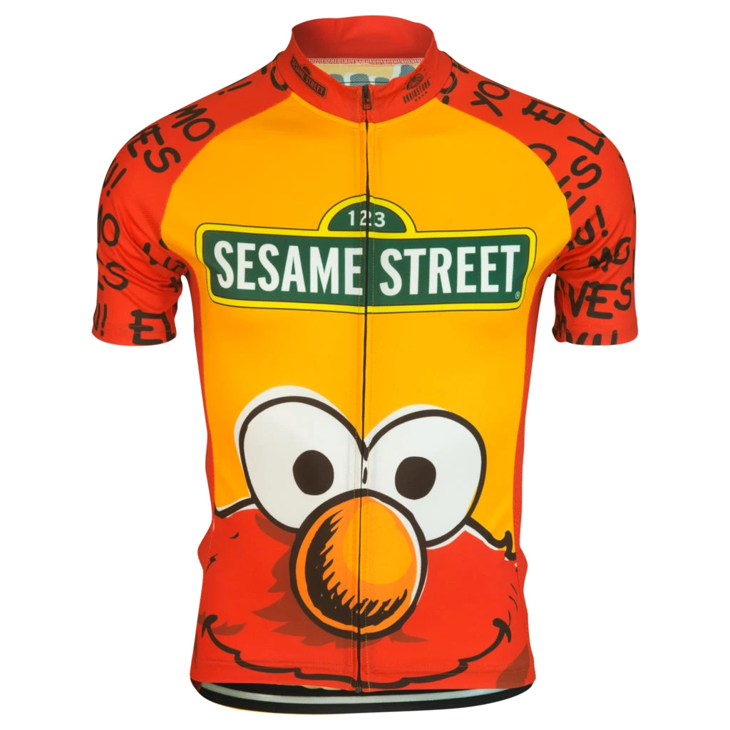Sesame Street Elmo Men's Cycling Jersey (S, 3XL) 7 Sesame Street Elmo Men's Cycling Jersey (S, 3XL) - Image 5