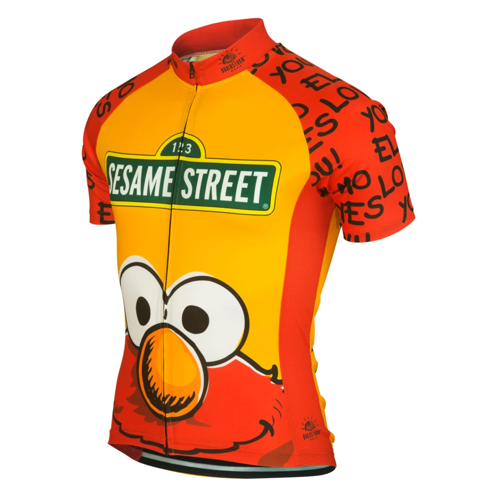 Sesame Street Elmo Men's Cycling Jersey (S, 3XL) 6 Sesame Street Elmo Men's Cycling Jersey (S, 3XL) - Image 4