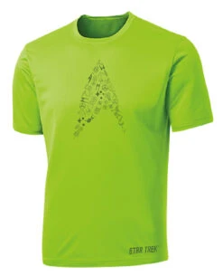 Star Trek Cadet Men's Tech Shirt (S, M, XL, 2XL) -Cycling Gear ST Running Green MenFront 752094a8 a17b 4fe3 afcb d9eec0fc2cdc