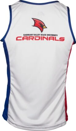 Saginaw Valley (SVSU) Cardinals RUN/TRI Singlet (XS, S, M, L, XL, 2XL, 3XL) -Cycling Gear SaginawValleyStateSinglet Back