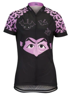 Sesame Street The Count Women's Cycling Jersey (S, L, XL, 2XL) -Cycling Gear Sesame Street Count Ladies Front 1024x1024 08a564de 3630 4114 98c3 39cd75cdd441