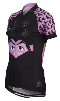 Sesame Street The Count Women's Cycling Jersey (S, L, XL, 2XL) -Cycling Gear Sesame Street Count Ladies Side 1024x1024 94b65c60 19d8 47a7 b315 f21145047d05