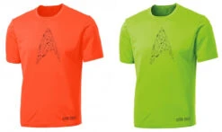 Star Trek Cadet Men's Tech Shirt (S, M, XL, 2XL) -Cycling Gear Star Trek Red and Green