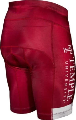 Temple Owls Men's Cycling Shorts (Small) -Cycling Gear TEMPLE SHORTS BACK