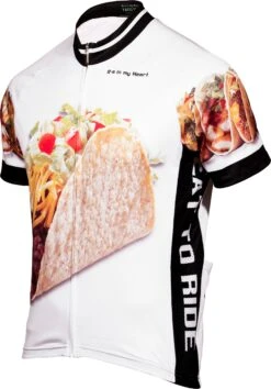 Taco Time Men's Road Cycling Jersey (XS, S, M, L, XL, 2XL)