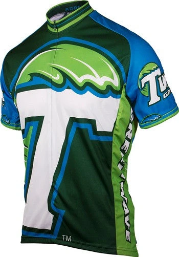 Tulane Green Wave Men's Cycling Jersey 3XL 3 Tulane Green Wave Men's Cycling Jersey 3XL