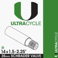 ULTRACYCLE Schrader Valve Bicycle Tire Inner Tube -Cycling Gear UC Tube 45 014 1107