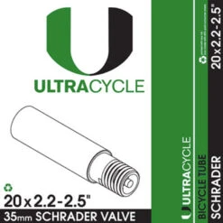 ULTRACYCLE Schrader Valve Bicycle Tire Inner Tube -Cycling Gear UC Tube 45 020 1108