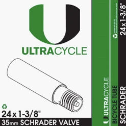 ULTRACYCLE Schrader Valve Bicycle Tire Inner Tube -Cycling Gear UC Tube 45 024 1110