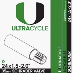 ULTRACYCLE Schrader Valve Bicycle Tire Inner Tube -Cycling Gear UC Tube 45 024 1112