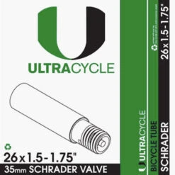 ULTRACYCLE Schrader Valve Bicycle Tire Inner Tube -Cycling Gear UC Tube 45 026 1104