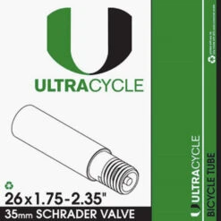 ULTRACYCLE Schrader Valve Bicycle Tire Inner Tube -Cycling Gear UC Tube 45 026 1106